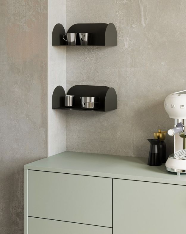 Stahlregal Aussteller LAYERS LAY80 Feurige Terrakotta