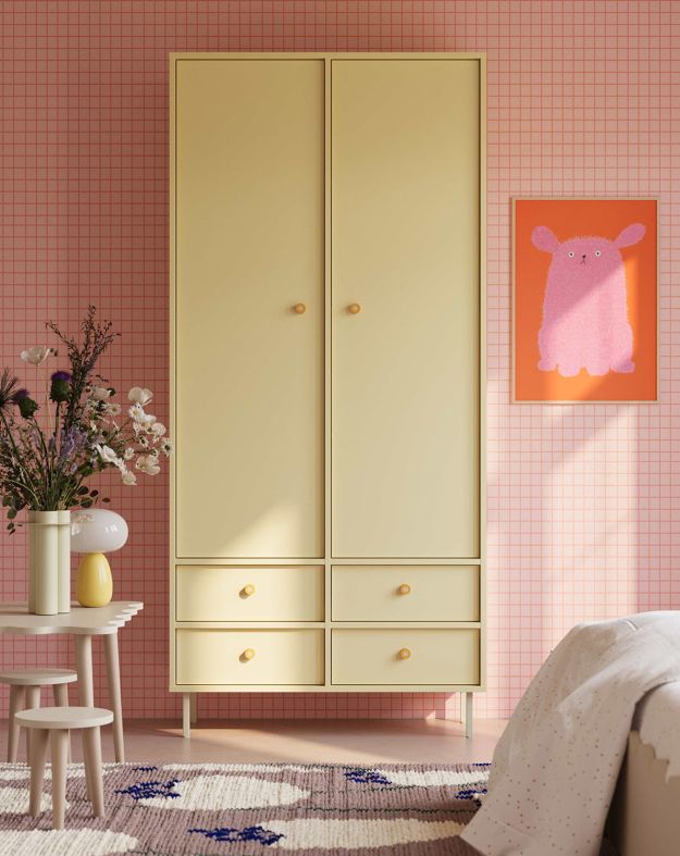 SIGI KIDS Kleiderschrank mit Einlegeböden SZS5K