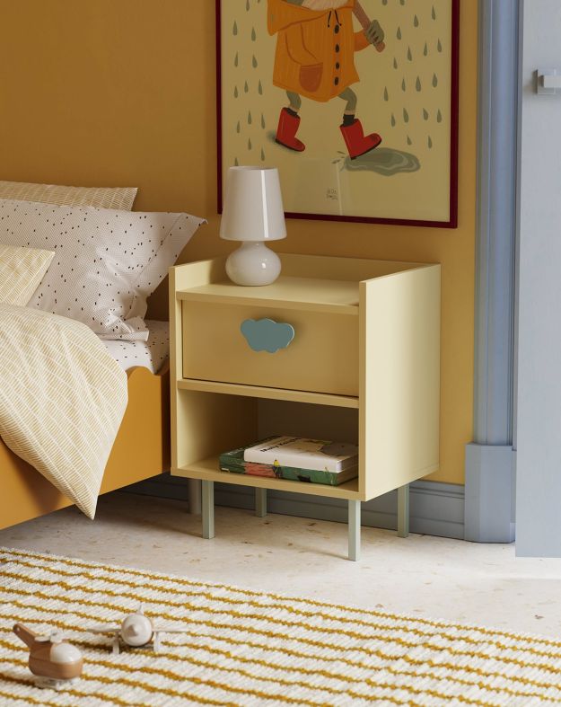 SIGI KIDS SNS01K Nachttisch mit Schublade und Regal