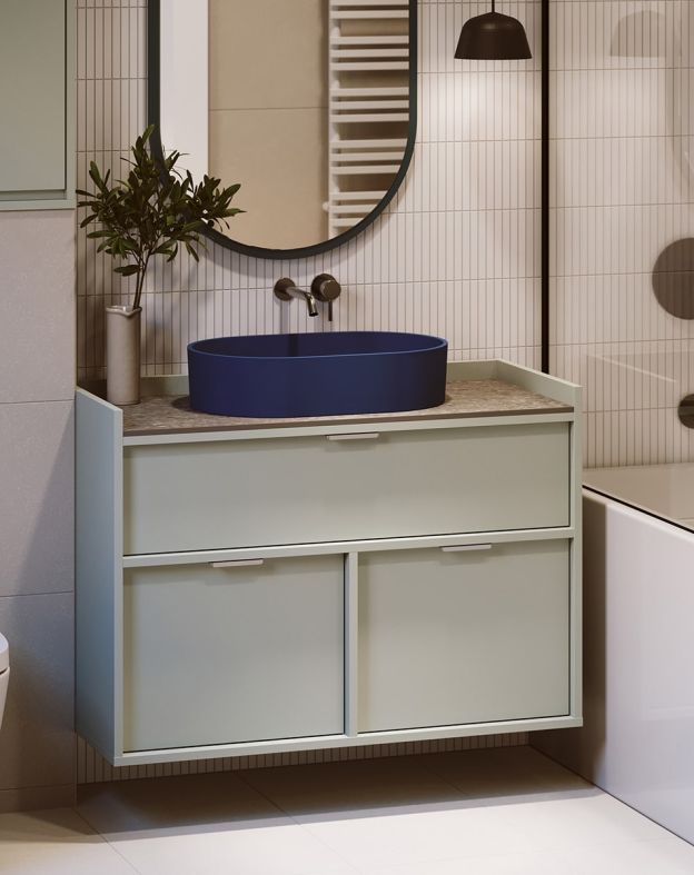 Hängeschrank für Waschbecken SIGI WSU01B