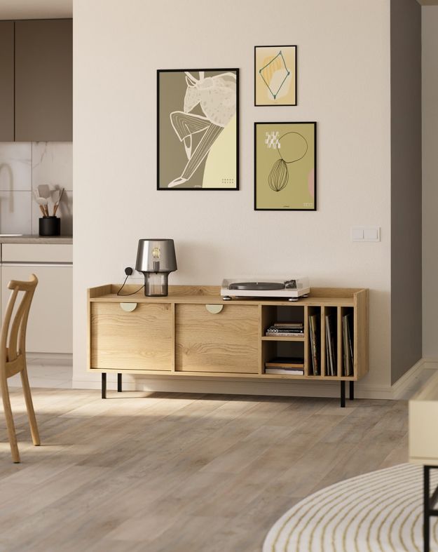 Vinyl-TV-Schrank SIGI STV2SW