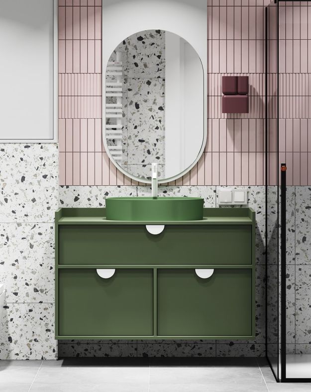 Hängeschrank mit Waschbecken OMNIRES SIGI WSU01