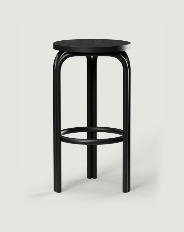 SAL Hocker Schwarzer Onyx
