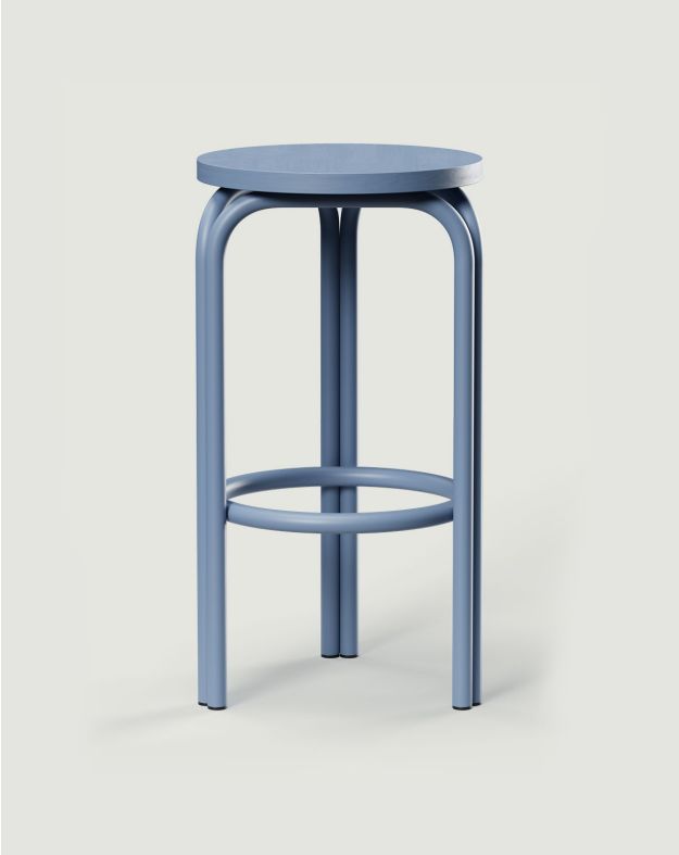 Hocker SAL Taubenblau