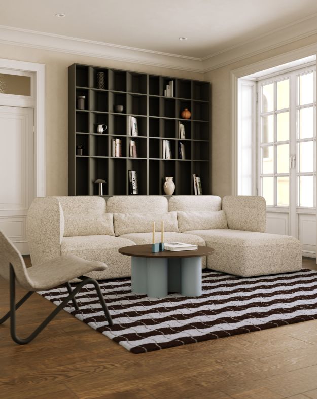 Dreisitziges Ecksofa NEDO rechts NED05P