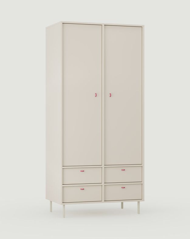 SIGI KIDS Kleiderschrank mit zwei Stangen SZS10K