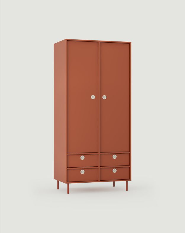 SIGI KIDS tiefer Kleiderschrank mit Stange SZS8K