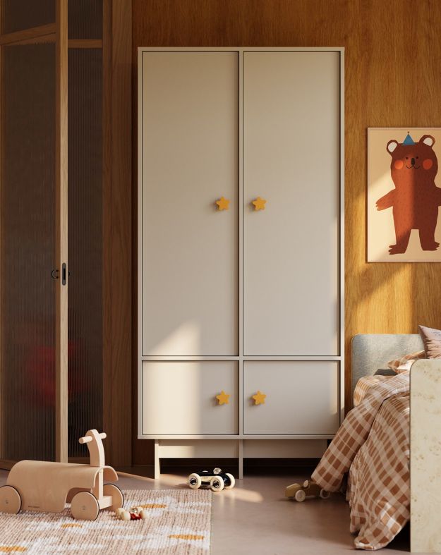 KABE KIDS SZK02K Kleiderschrank im JAPANI-Stil 