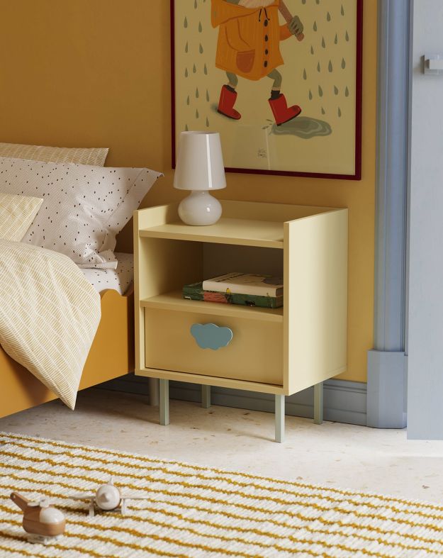 SIGI KIDS Nachttisch mit Regal und Schublade SNS04K