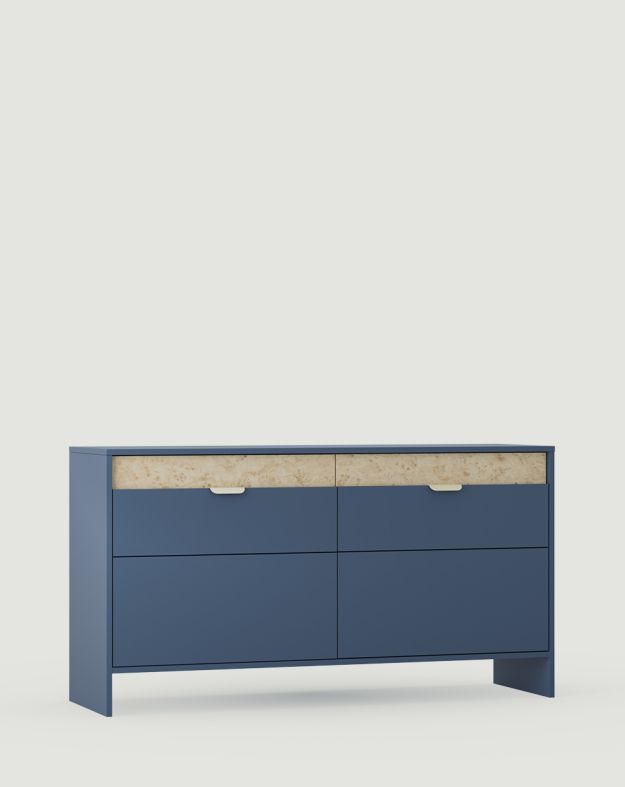 Waschtischunterschrank mit zwei Waschbecken und Schubladen LAYERS LAY79