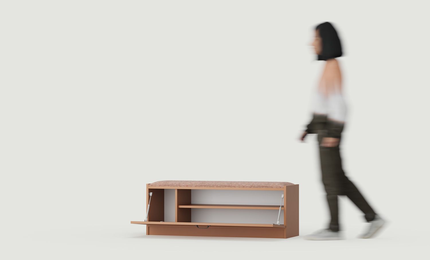 Großer Kleiderbügel W5 + Schuhschrank SBE1
Farbe: Sahara Deep
Sitz: Terra 04
Griff: JORD Griff Schwarz JCZ