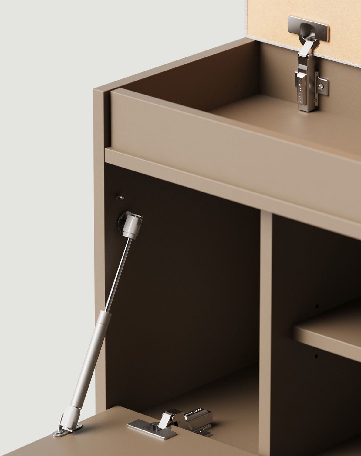 Große Garderobe mit Wandpaneelen und Schuhschrank W5P+SBH1