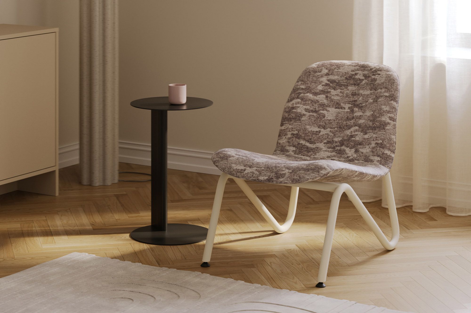LORS Sessel
Farbe des Gestells: Milky Way
Polsterung: Lusso 02