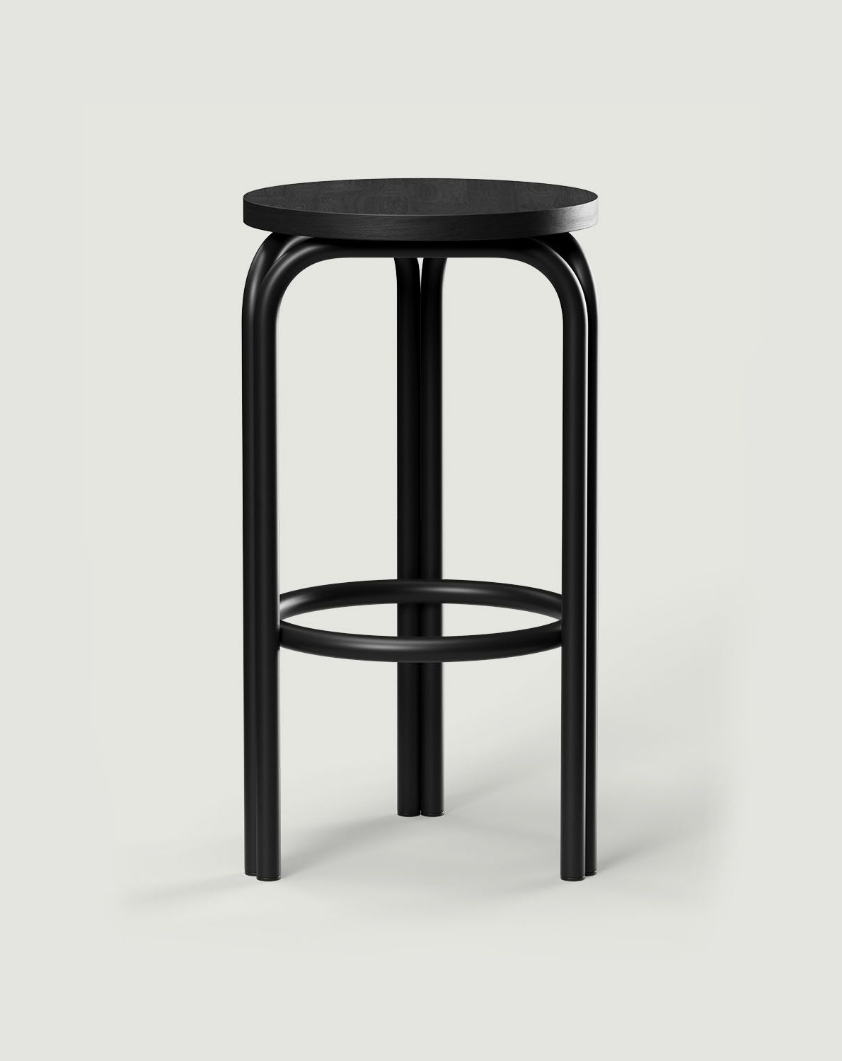 SAL Hocker Schwarzer Onyx