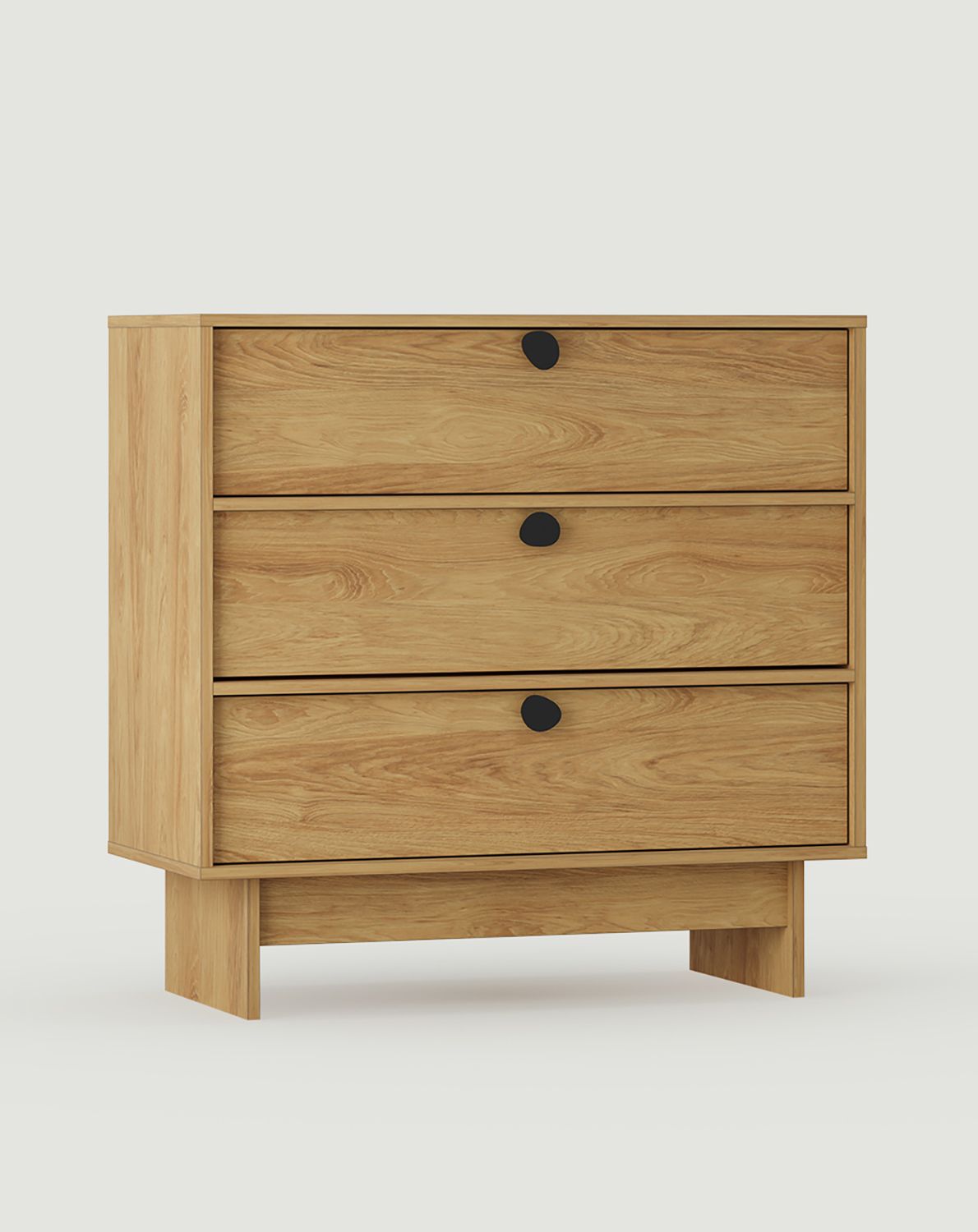 KABE KK03 Kommode im JAPANI-Stil
Farbe: Hickory Natur
Griff: Edelstahlgriff Schwarz
