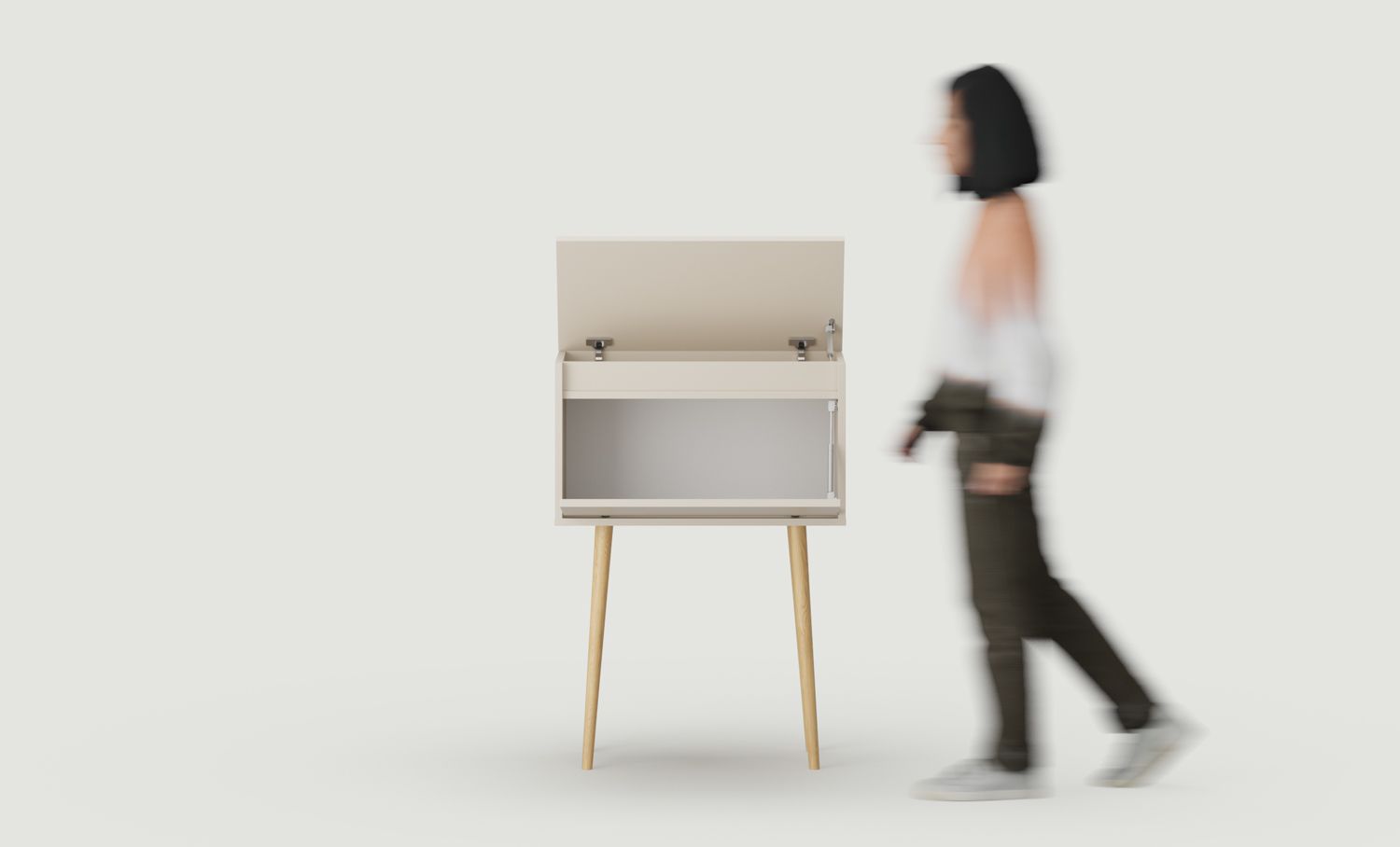FENRIS Konsole KF1
Farbe: Wrapping Cashmere
Bein: Walze Eiche geölt