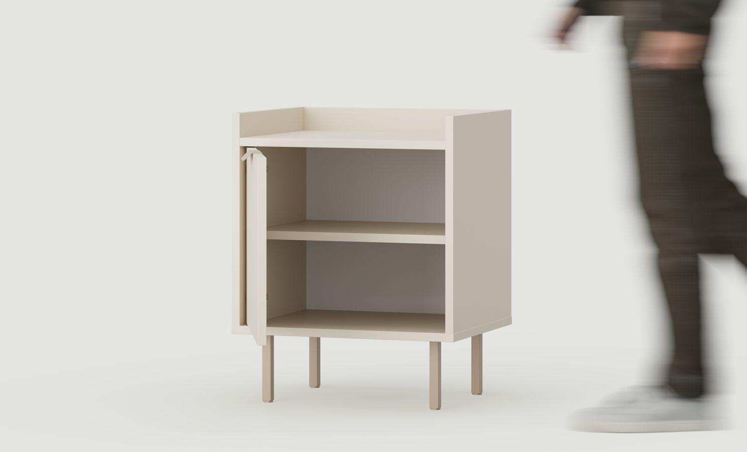 SIGI Büro-Sockel SKPRO4
Farbe: Champagnerbeige
Bein: Cappuccino
Griff: LAYERS 110 Cappuccino