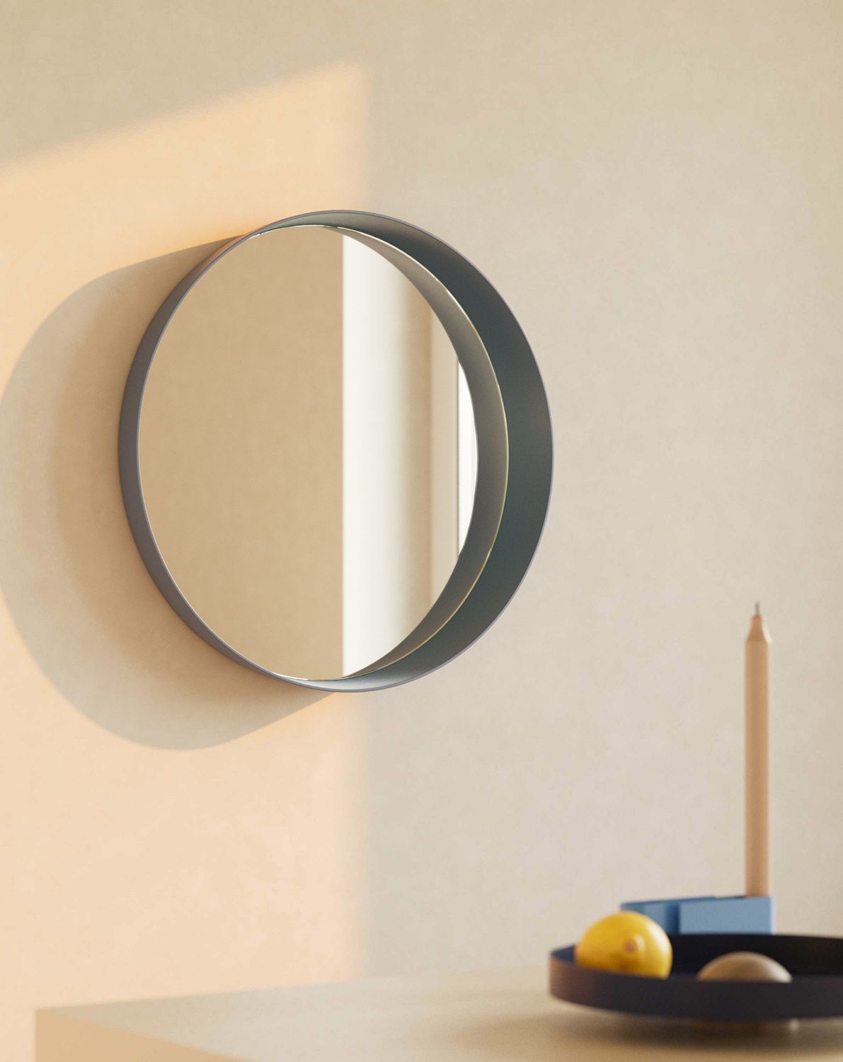 Spiegel LULO Ø58 cm
Farbe: Lagune