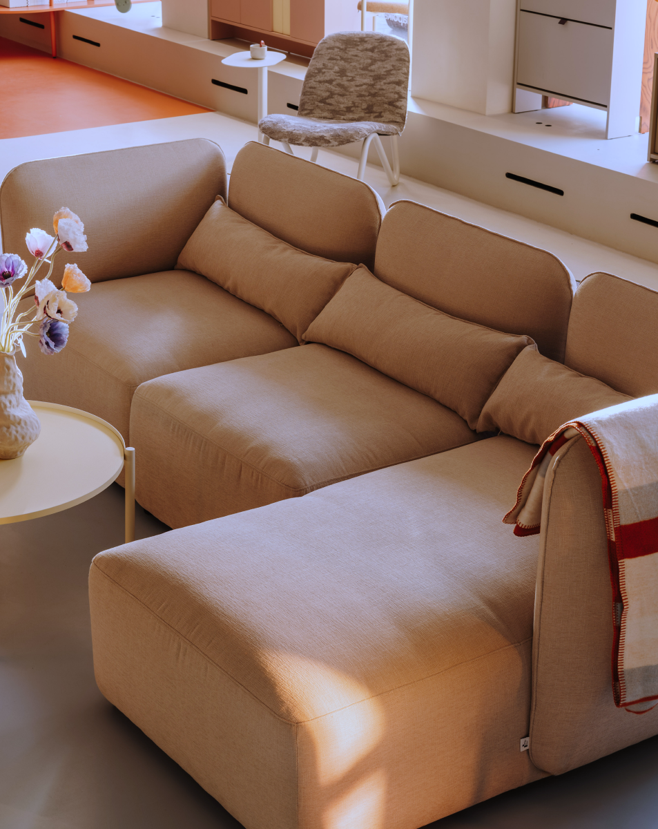 Dreisitziges Ecksofa NEDO rechts NED05P