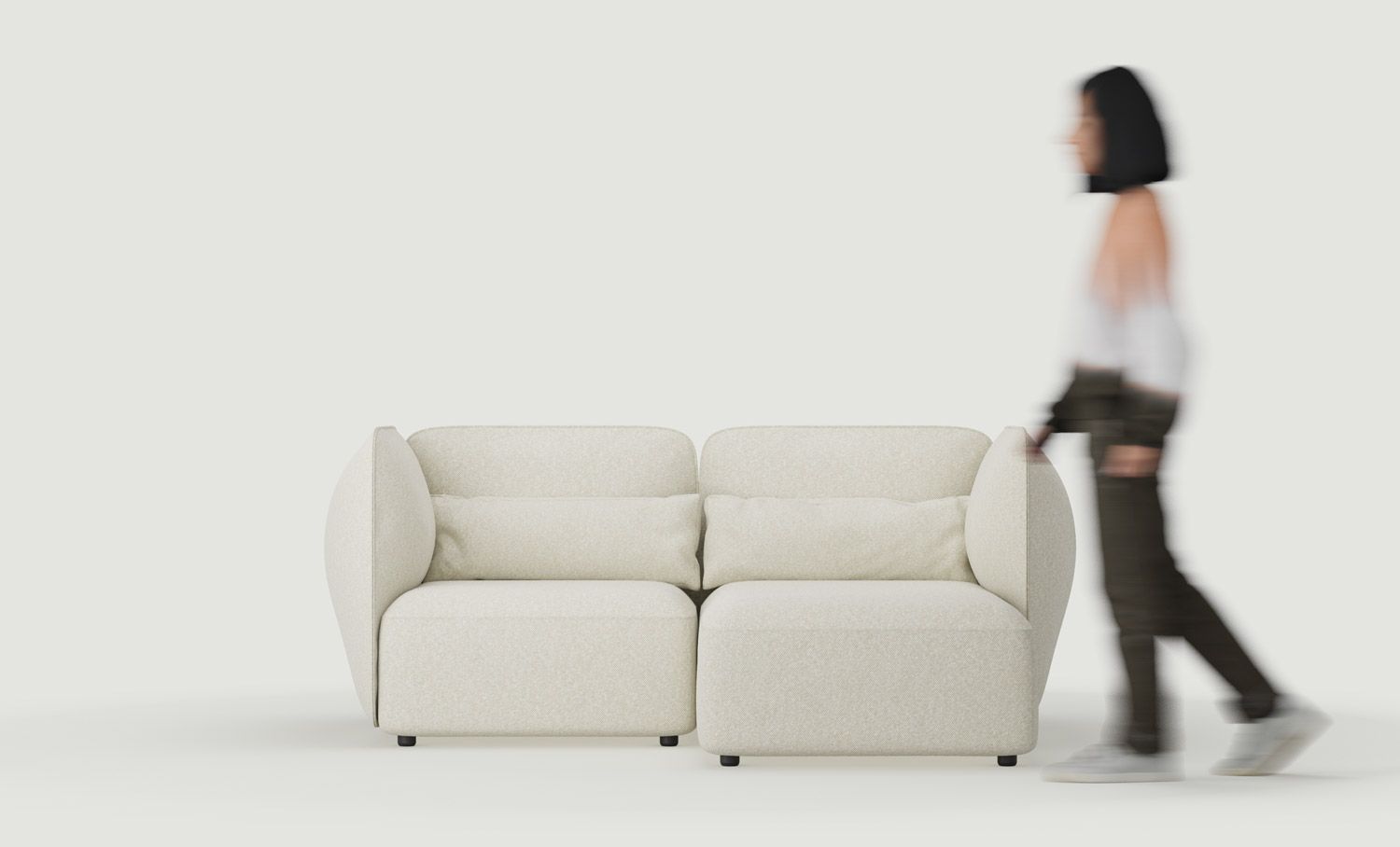 2-Sitzer Ecksofa rechts NEDO NED02P