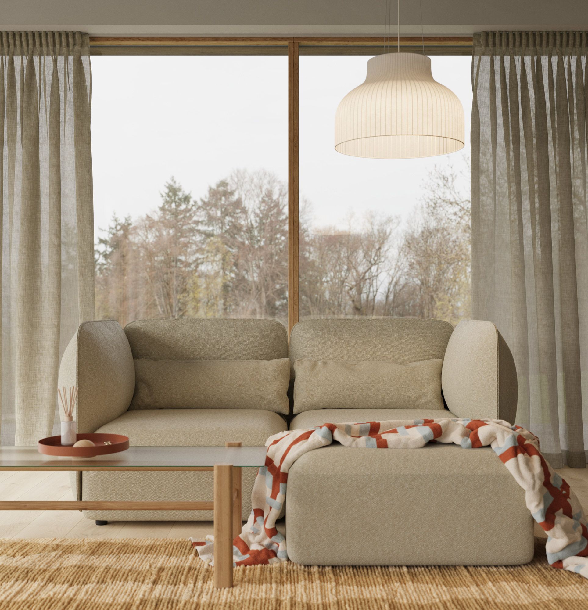 2-Sitzer Ecksofa rechts NEDO NED02P