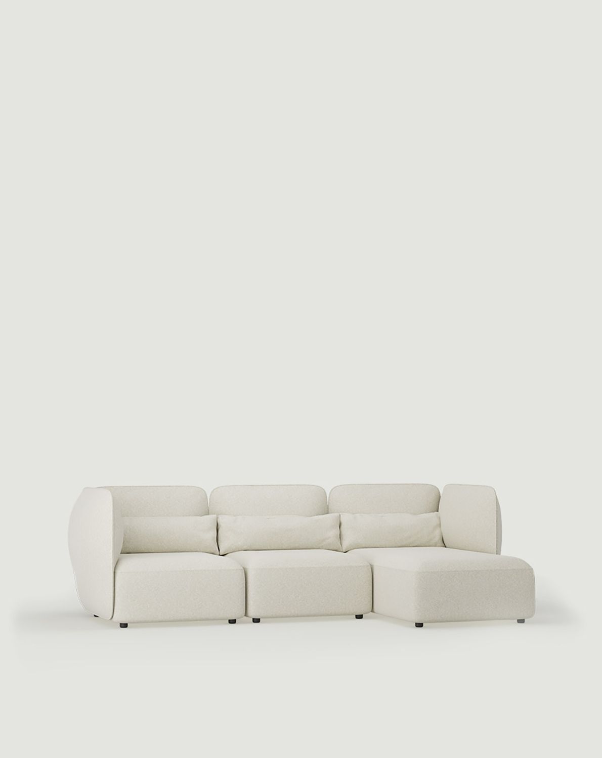 Dreisitziges Ecksofa NEDO rechts NED05P