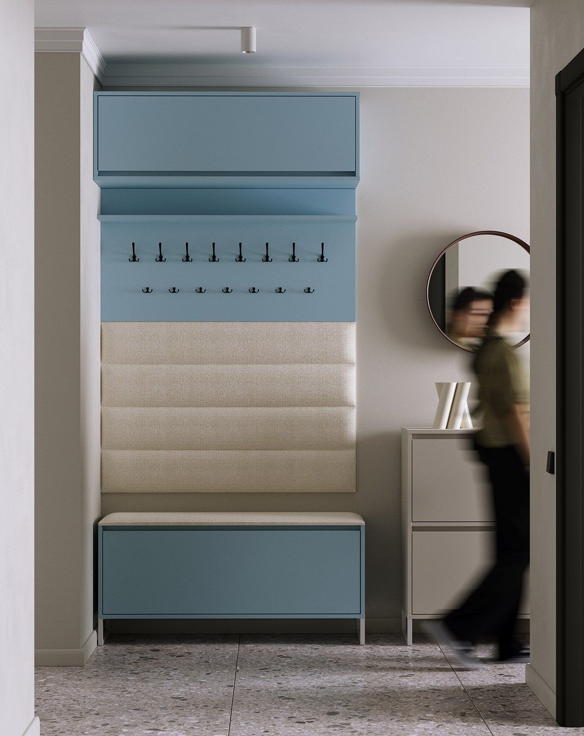 Gepolstertes Wandpaneel P01 105-120cm
Farbe des Polstermaterials: Terra 01