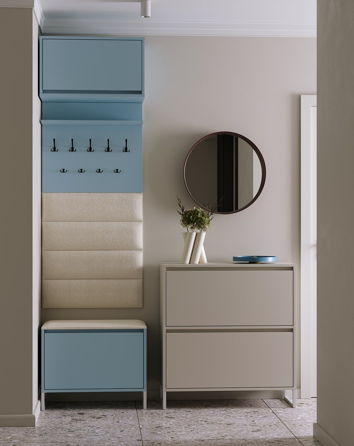 Gepolstertes Wandpaneel P01 40-70cm
Farbe des Polstermaterials: Terra 02