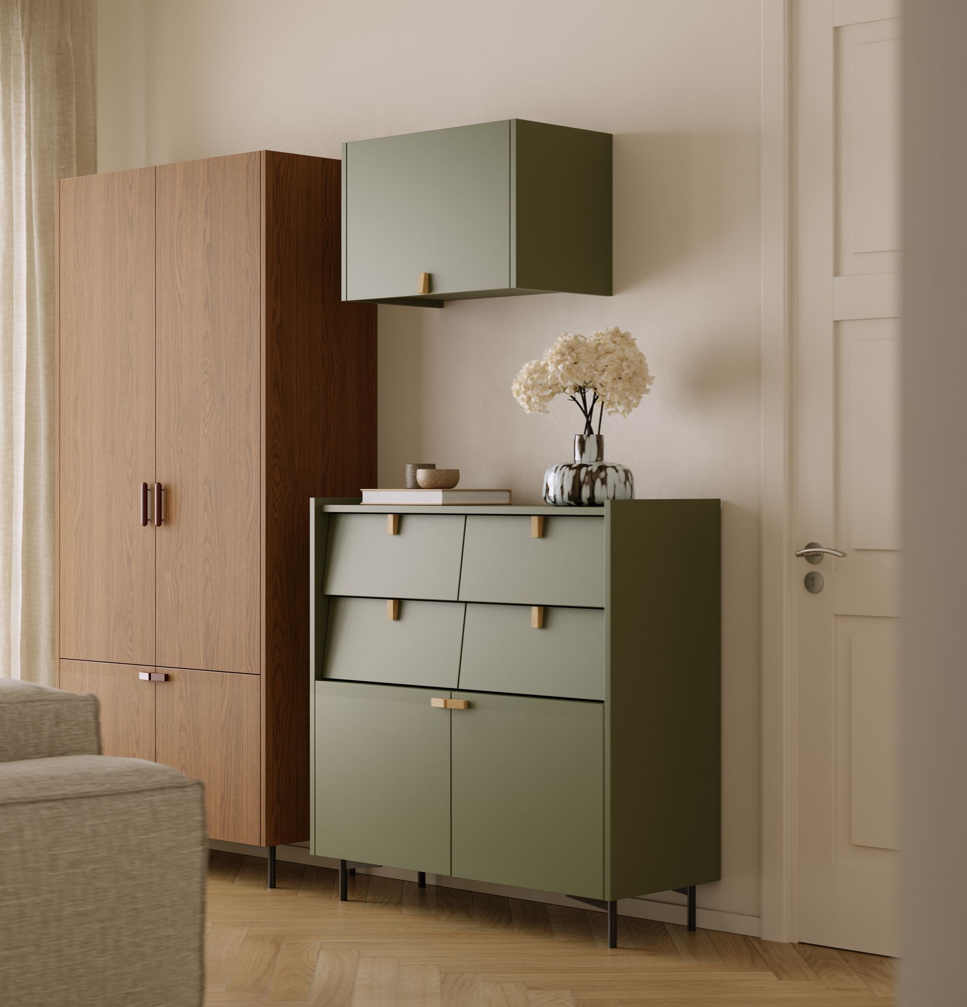 SKRA SKR78 Pavillon
Farbe: Zypresse Grün
Griff: Eiche Wedge