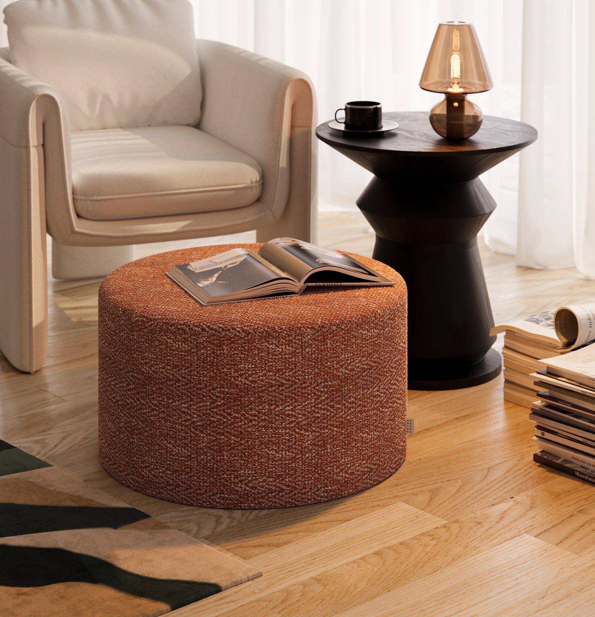 Niedriger Hocker BAS PU1N