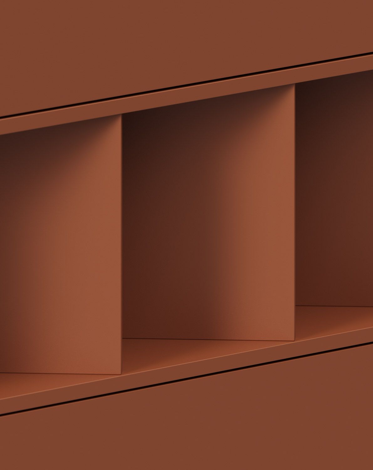 YUTO YSZ03 Bücherregal
Farbe: Feuriges Terrakotta