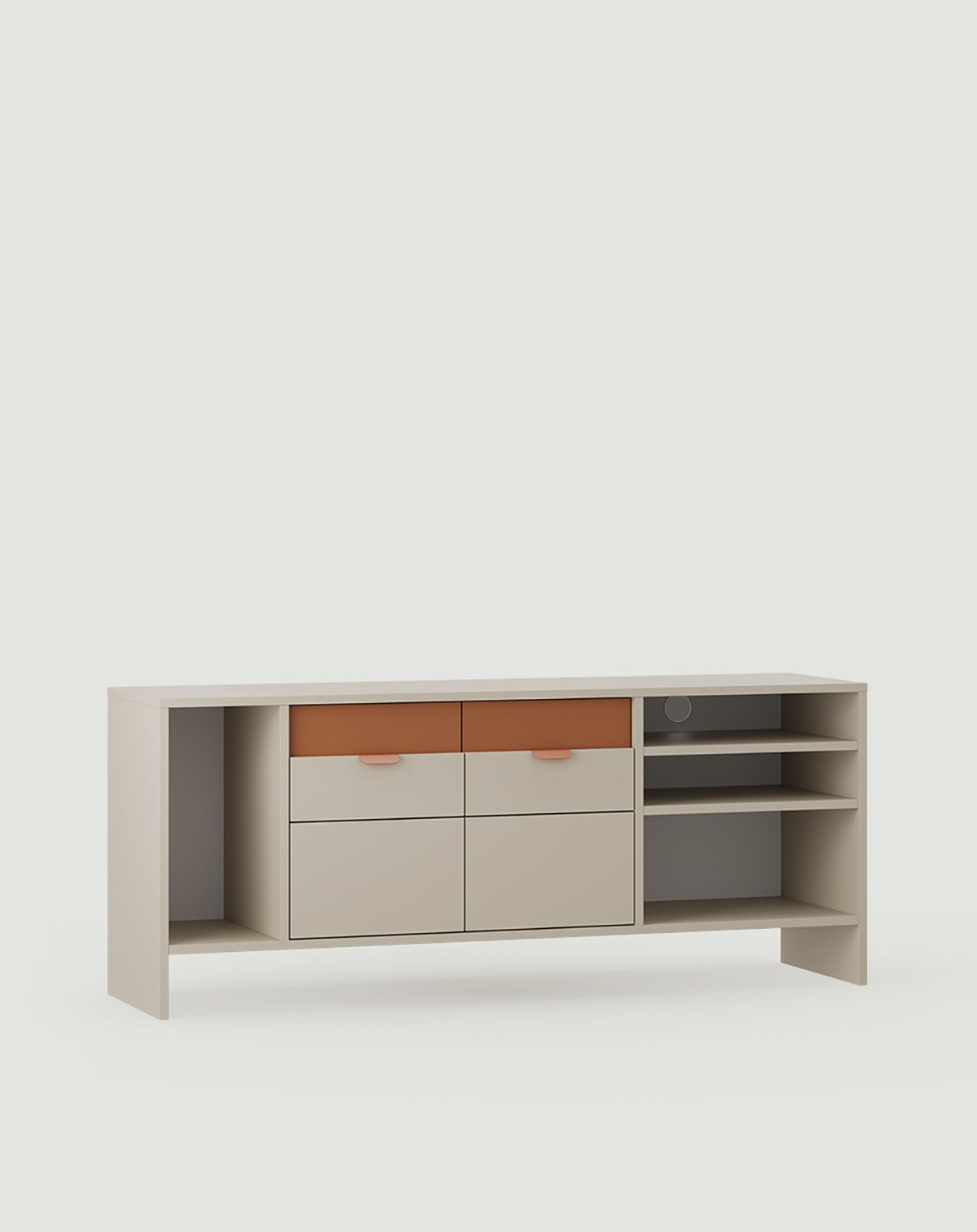 Anrichte Kommode LAYERS LAY56
Farbe: Champagner Beige
Farbe der vorderen Schicht: Sahara Deep
Griff: LAYERS 110 Griff Sahara Deep