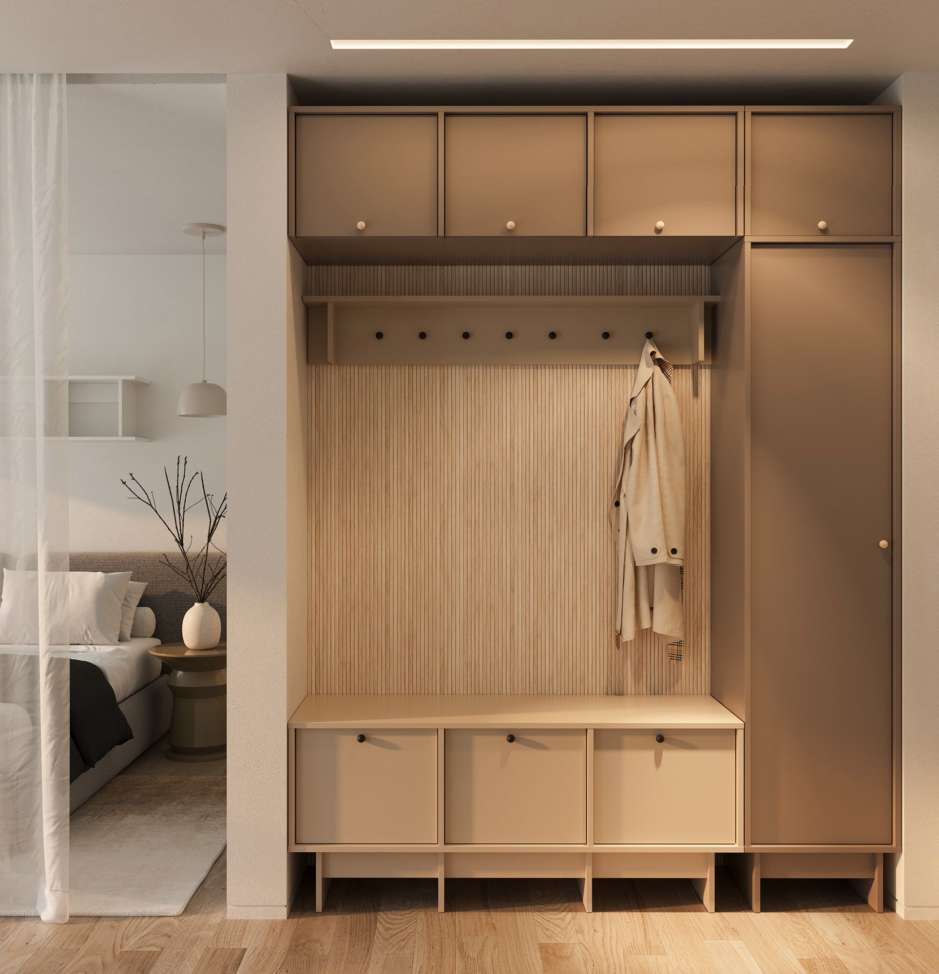 KABE SK01 Sockel im JAPANDI-Stil
Farbe: Kaffeebraun
Griff: Kugelgriff aus Holz KD