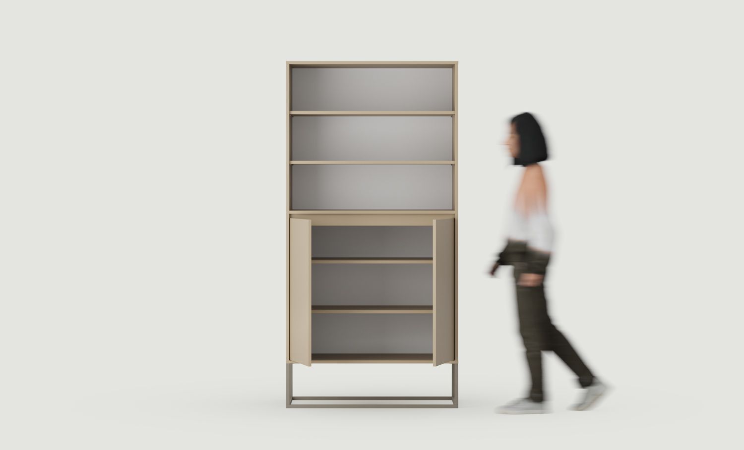 ODIS OS1 Sockel
Farbe: Cappuccino
Farbe der Beine: ODIS stahlgrau-beige