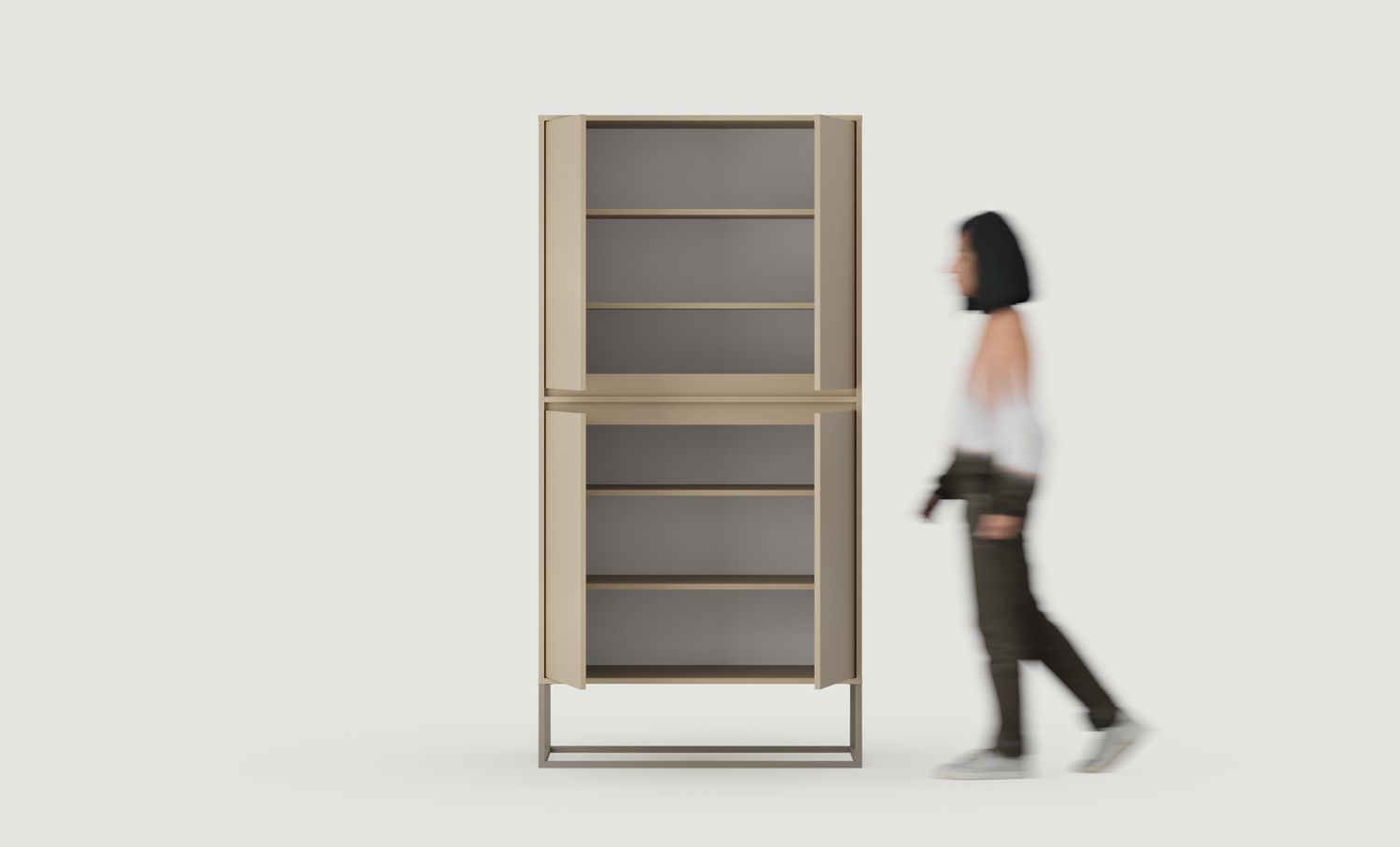 ODIS OS2 Sockel
Farbe: Cappuccino
Farbe der Beine: ODIS stahlgrau-beige