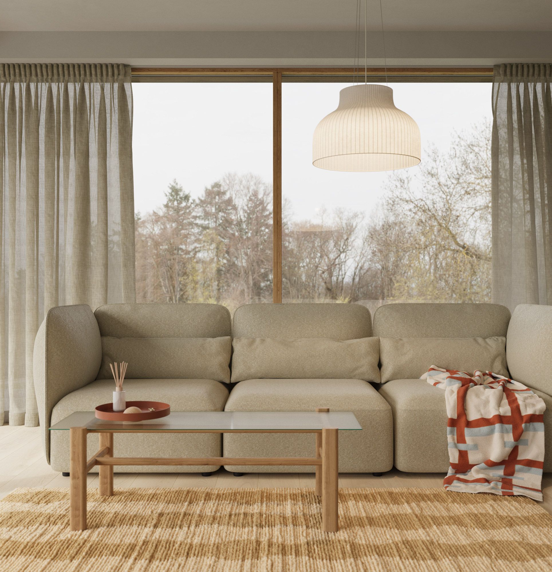 Dreisitziges Sofa NEDO NED03