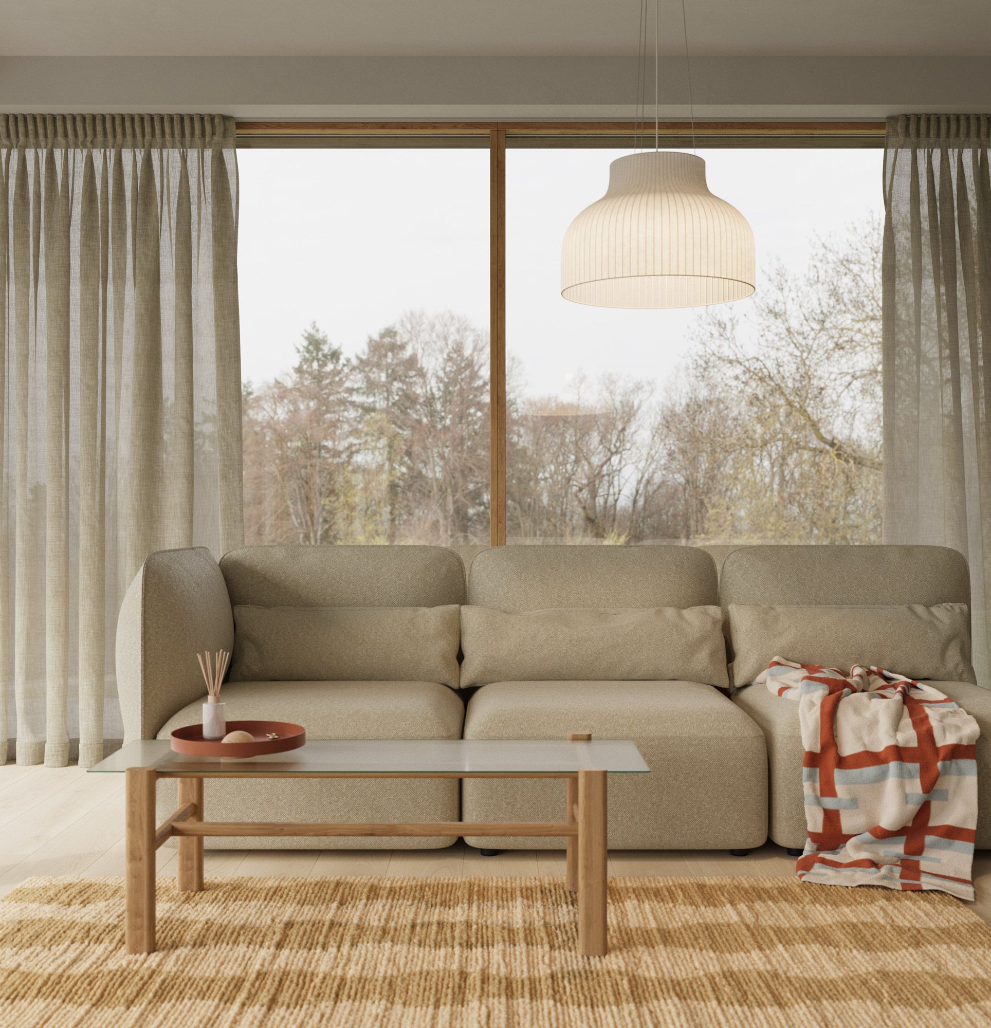 Dreisitziges Sofa mit Klappfunktion, nach rechts öffnend NEDO NED04P