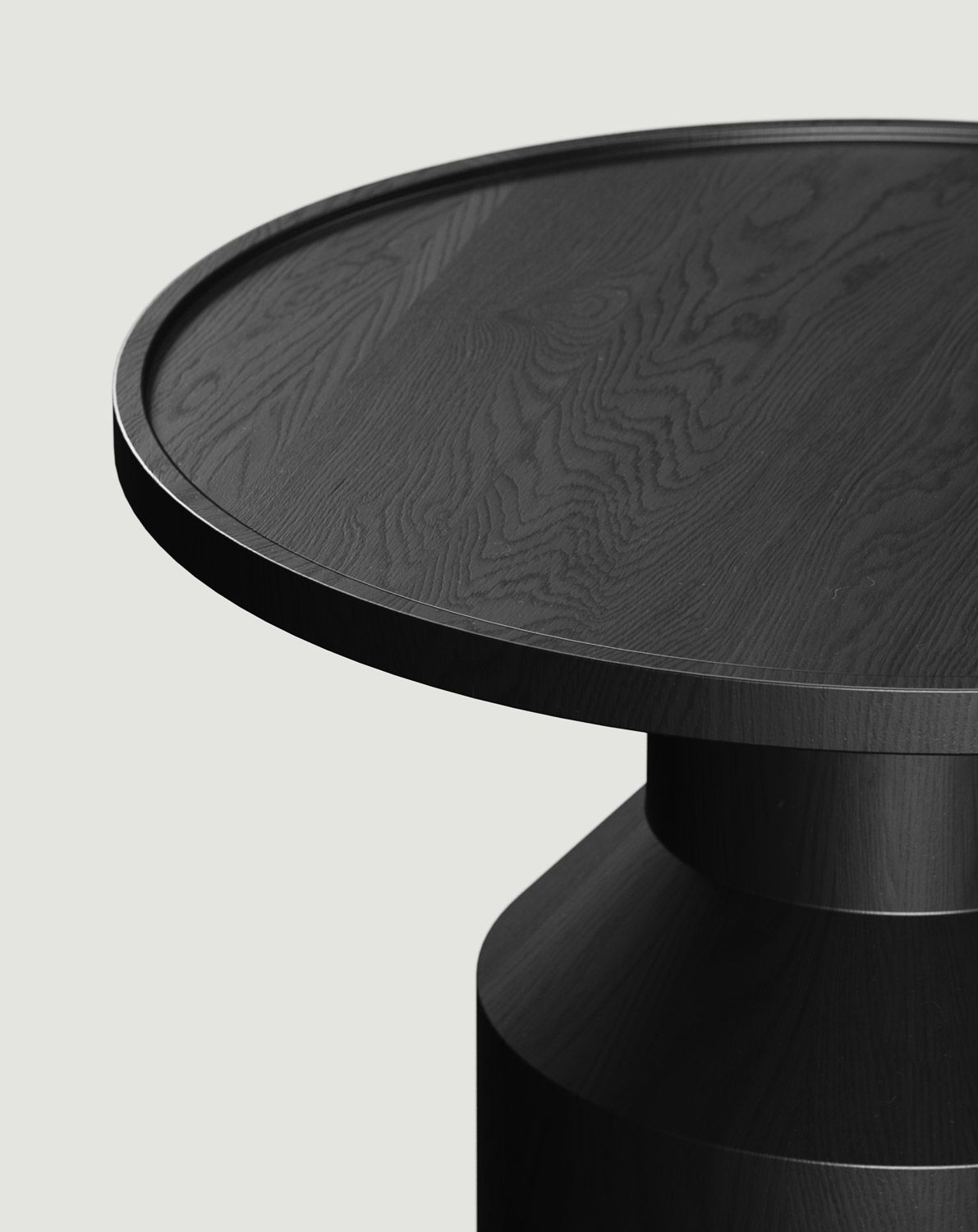 Couchtisch aus Holz FLAT SK2 Schwarz