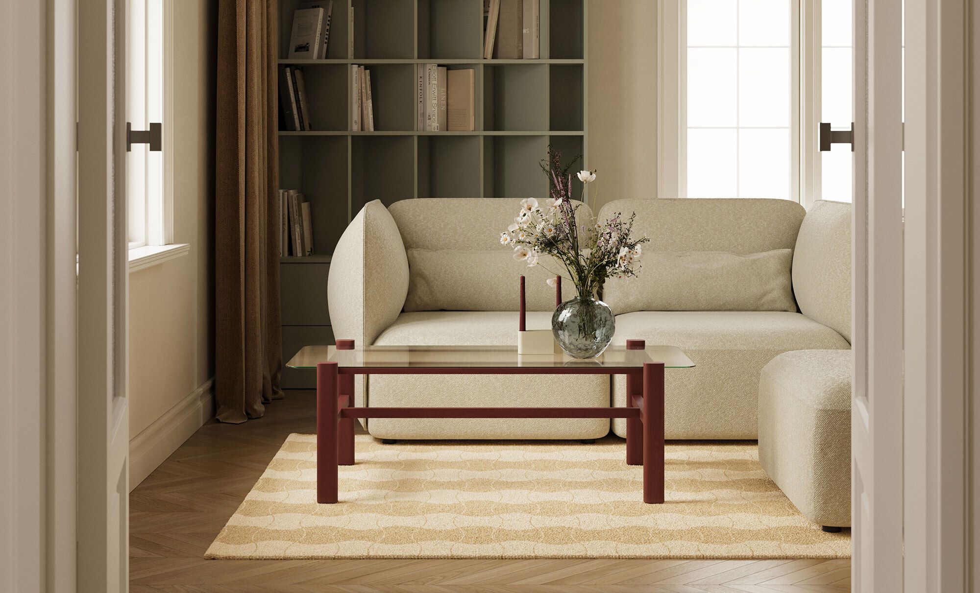 TAN Couchtisch
Farbe: Marsrot