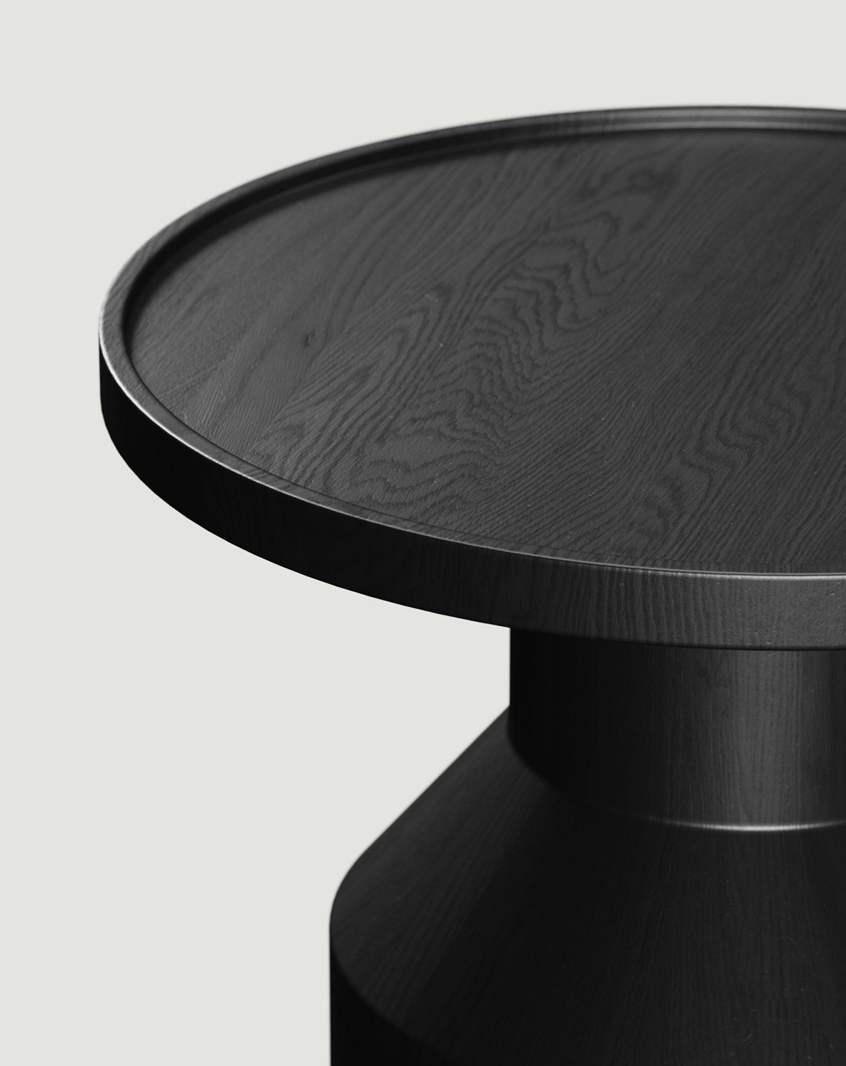 Hilfstisch aus Holz FLAT SP2 Schwarz