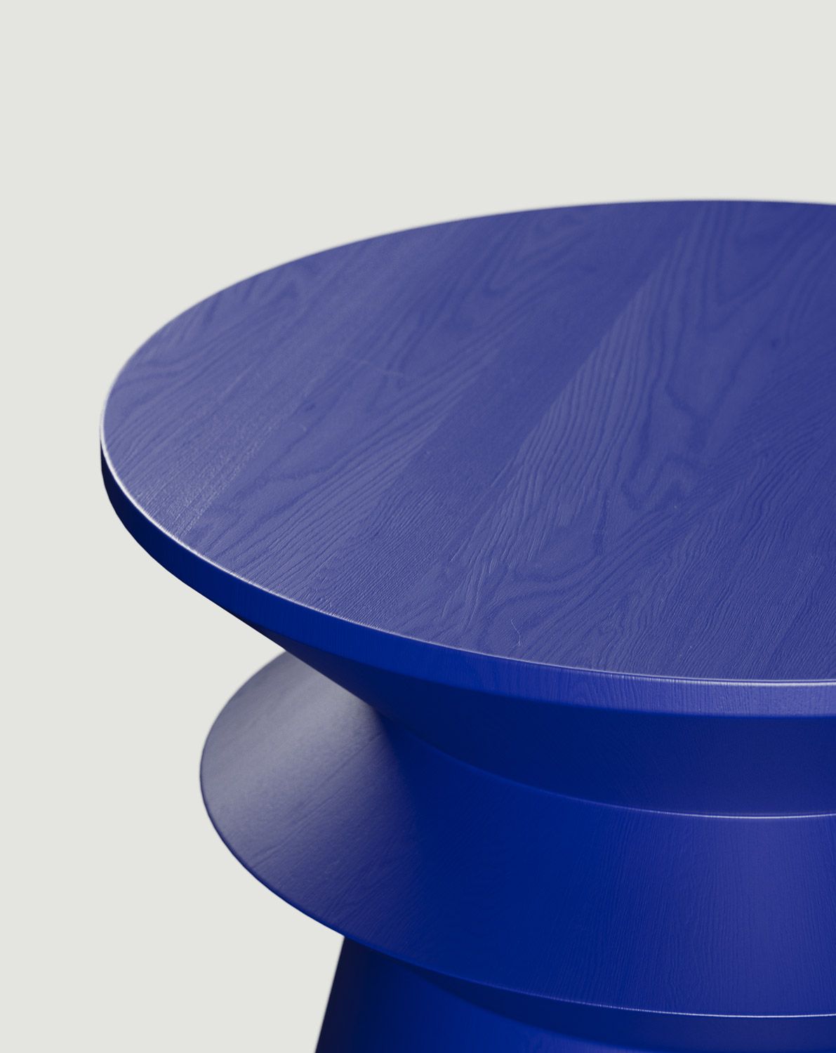 Hilfstisch aus Holz LINE2 SP4 Cobalt
