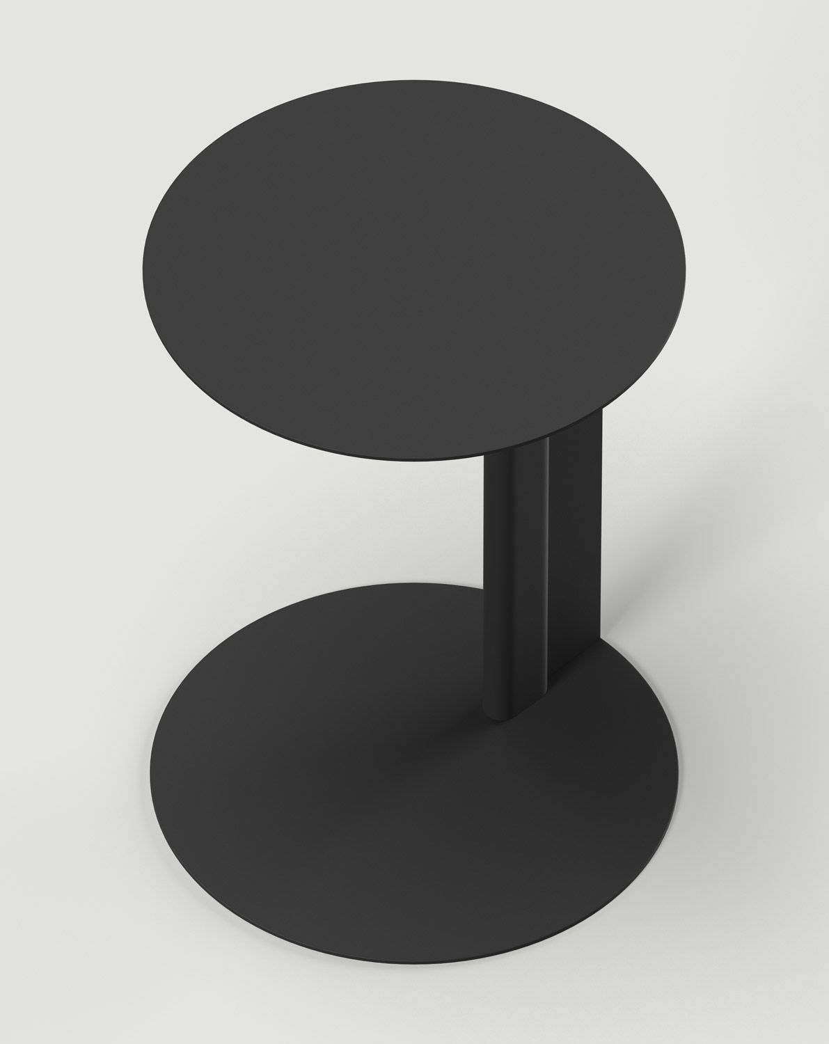 RONDO Stahlhilfstisch Schwarz