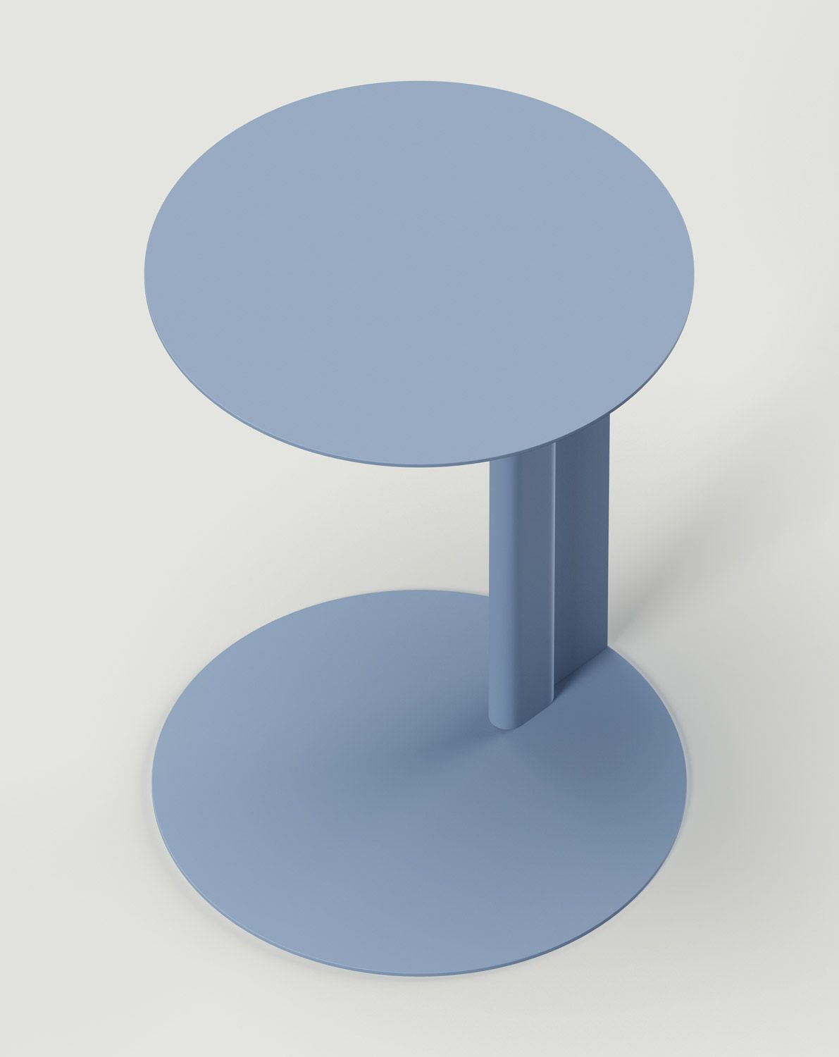 RONDO Stahlhilfstisch Taubenblau
                            