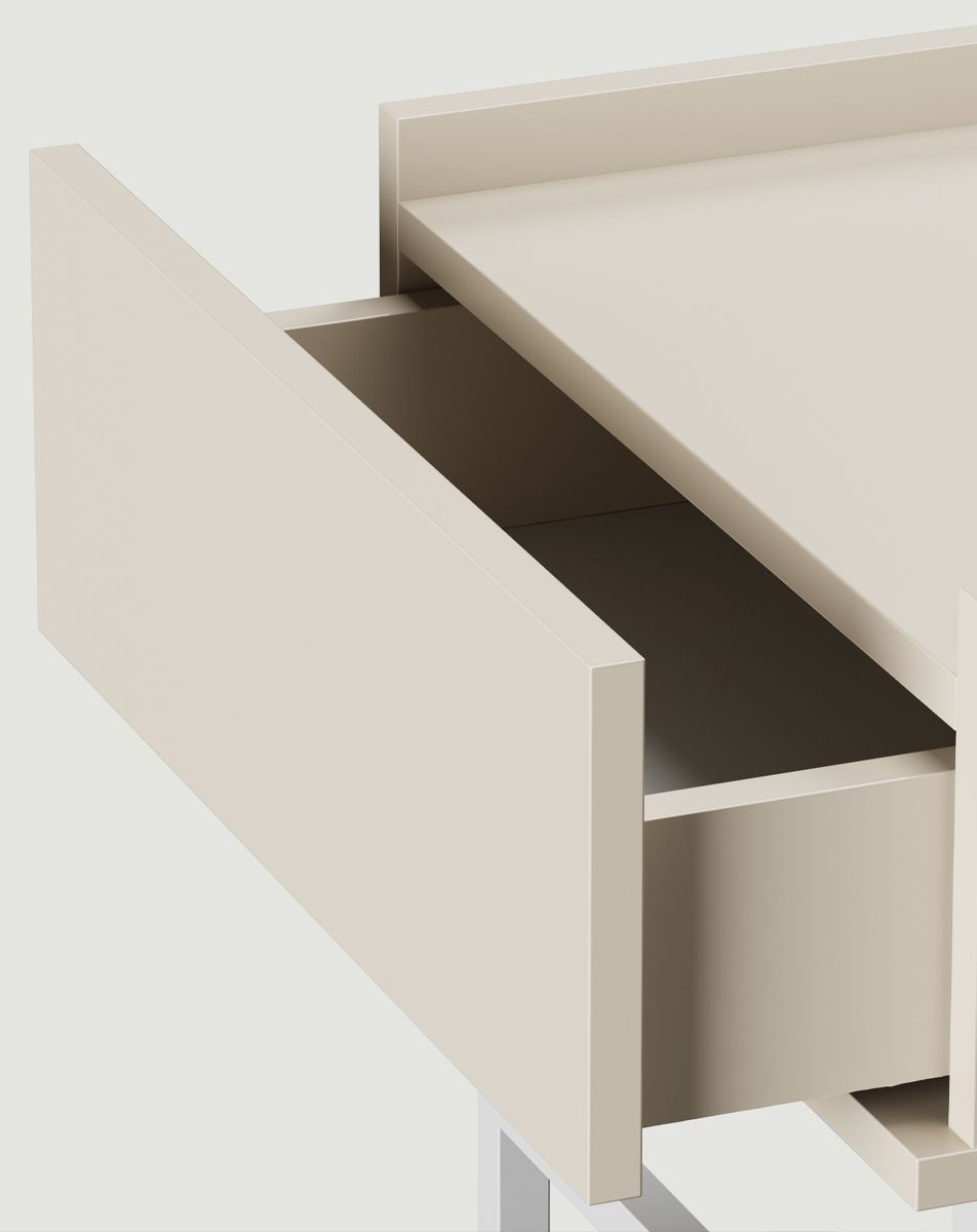 SIGI Couchtisch SSK1
Farbe: Champagner Beige
Bein: Weiß