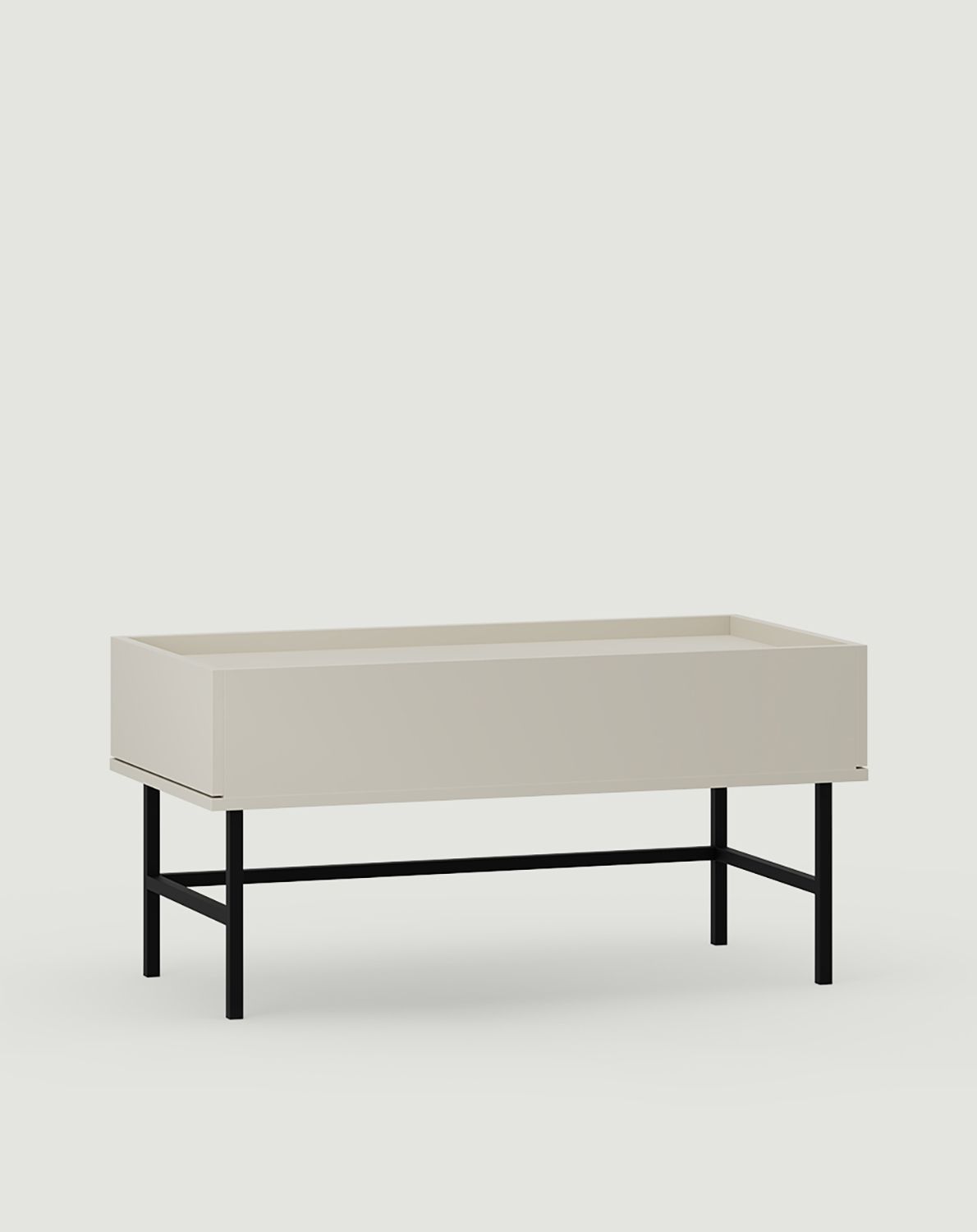 SIGI Couchtisch SSK2
Farbe: Milky Way
Bein: Schwarz