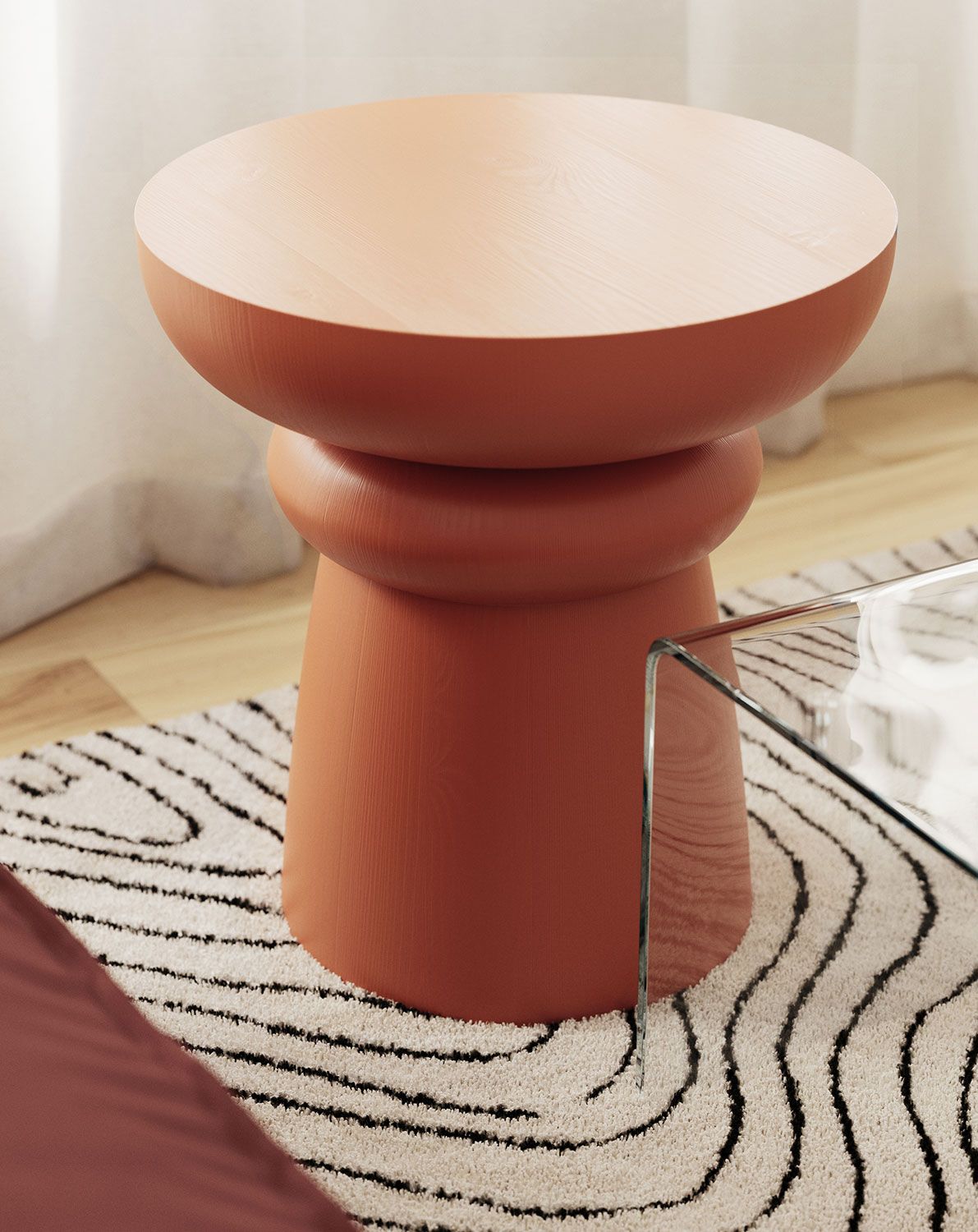 Couchtisch aus Holz FOLD SK5 Mandarin
