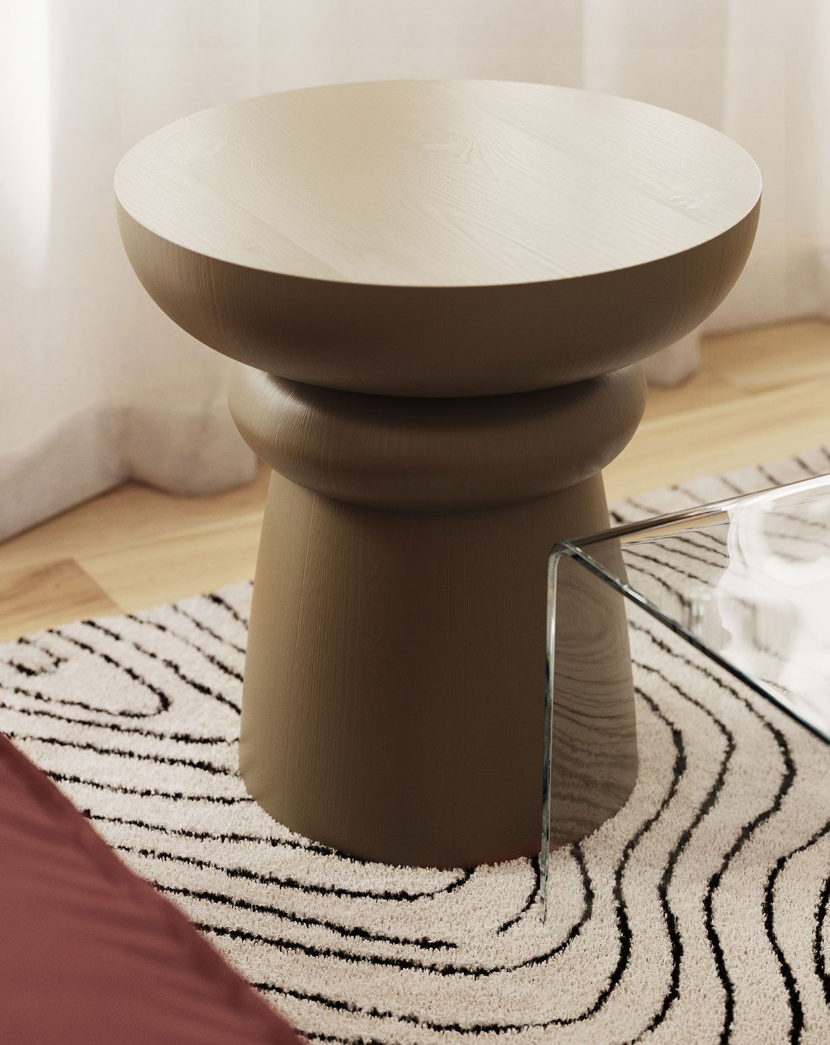 Couchtisch aus Holz FOLD SK5 Olive