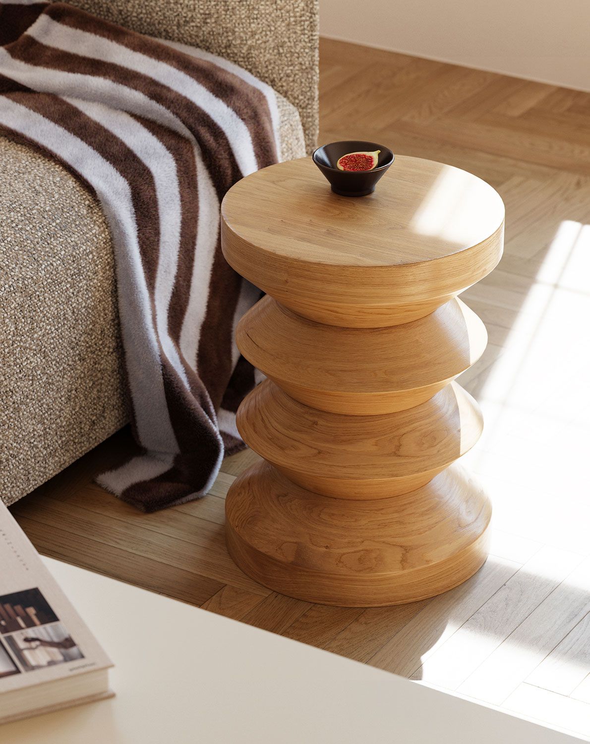 Hilfstisch aus Holz MOKU