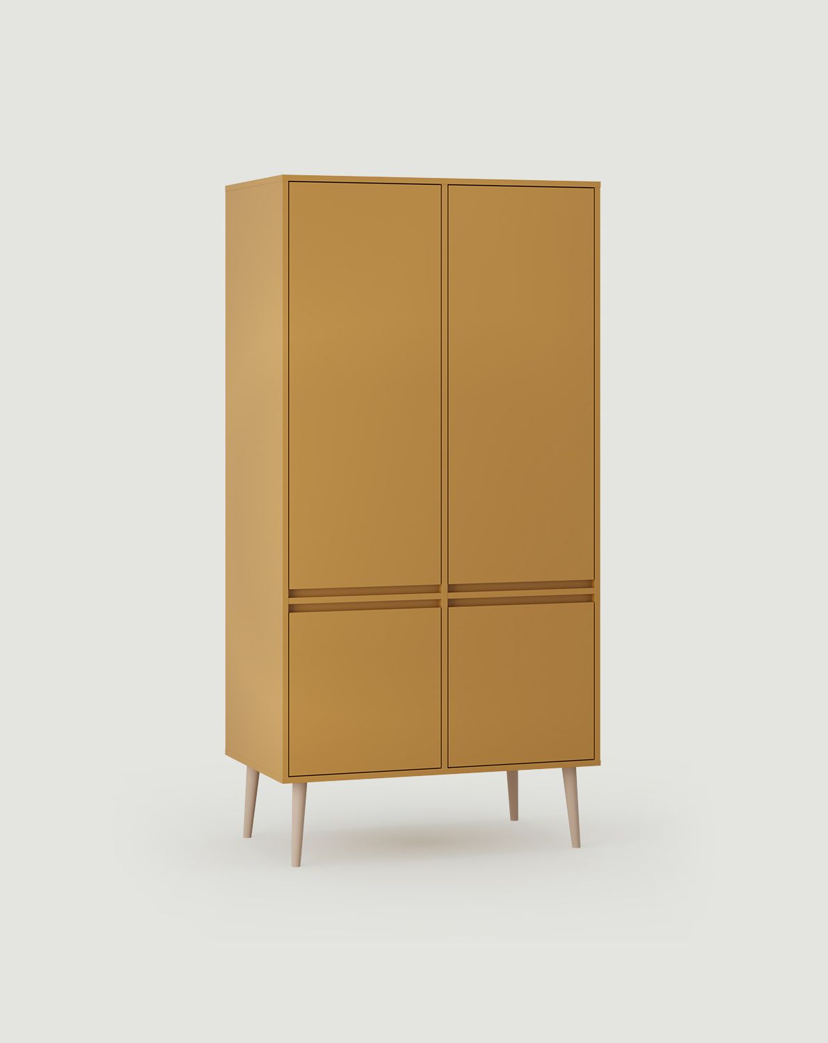 Fenris KIDS tiefer Kleiderschrank mit Stange SZF4K 