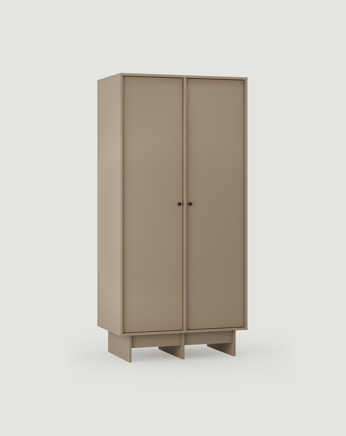 KABE SZK05 tiefer Kleiderschrank mit JAPANDI-Stange
Farbe: Cappuccino
Griff: Kugelgriff Schwarz KD